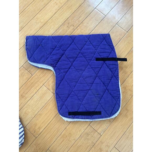 NWOT Solid Purple English Saddle Pad - Picture 3 of 4